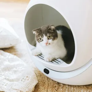 Automatic Cat Self Cleaning Sandbox WiFi Pet Smart Litter Box Closed Tray 2